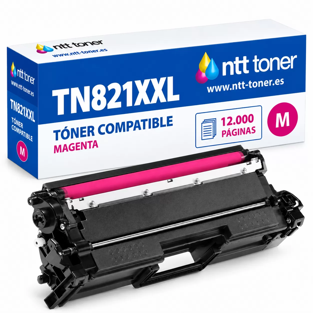 Tóner Brother TN821XXL Magenta Compatible Tóner Brother TN821XXL Magenta Compatible